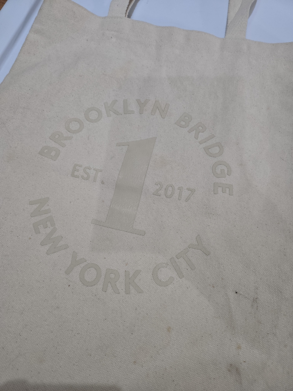 Brooklyn Bridge New York City Canvas Tote